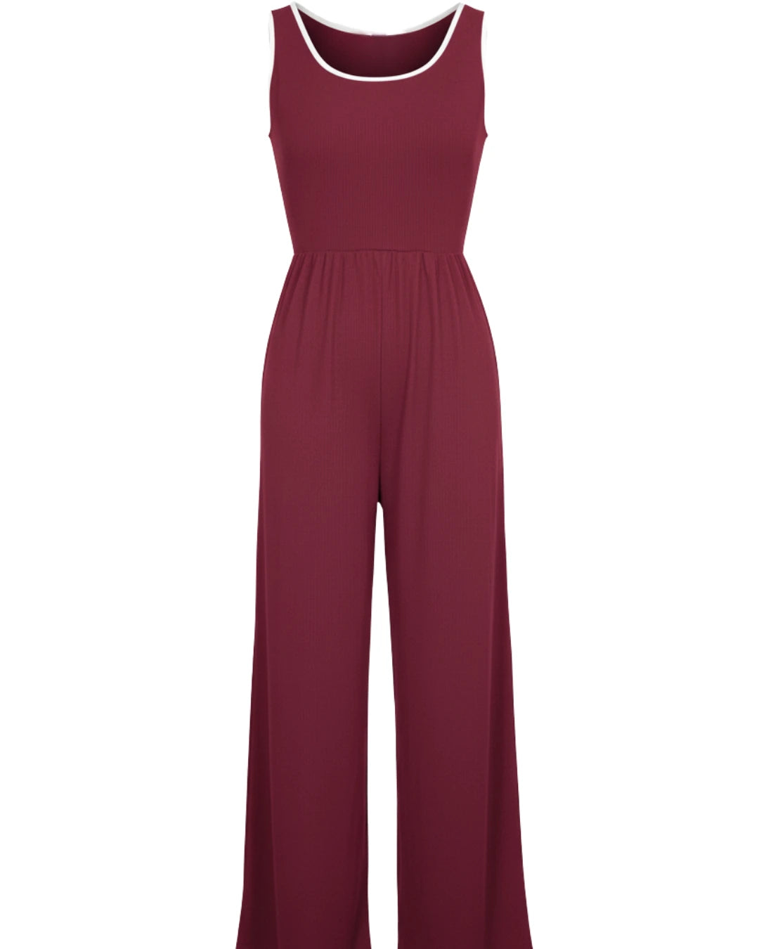 Women Round Neck Jumpsuit