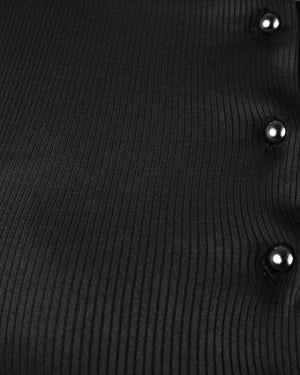 Square Neck Button Tank Top