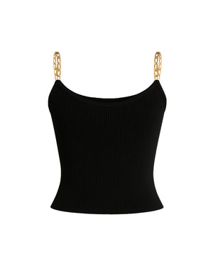 Bold chain crop top
