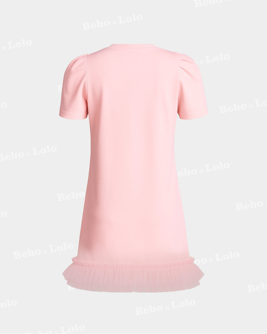 Mini Dress with Crystal Studs - bebonlolo