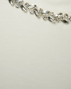 Studded Neckline Mini Dress