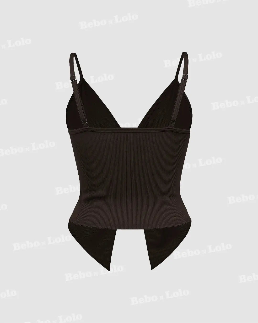 Twist Front Crisscross Sleeveless Top