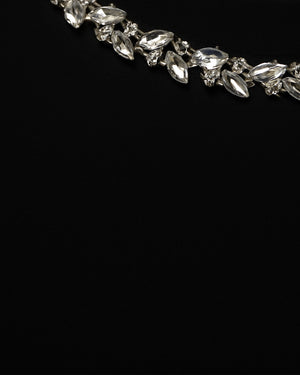 Studded Neckline Mini Dress