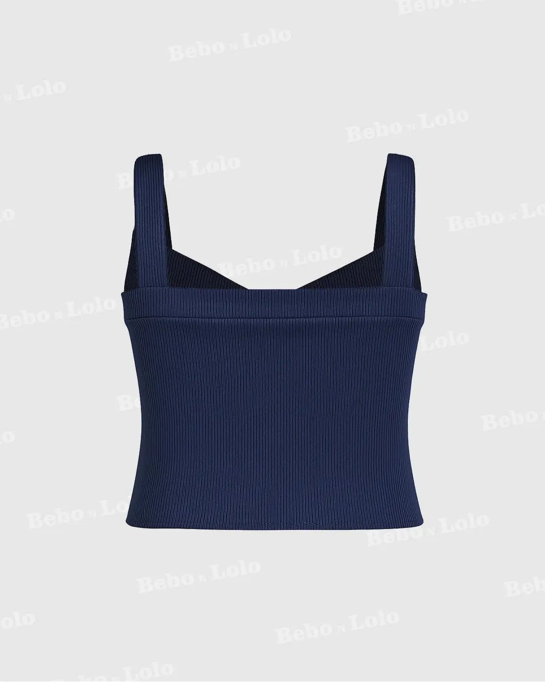Tank Top with Sweetheart Neck - bebonlolo
