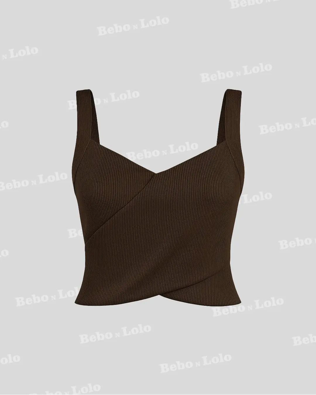 Tank Top with Sweetheart Neck - bebonlolo