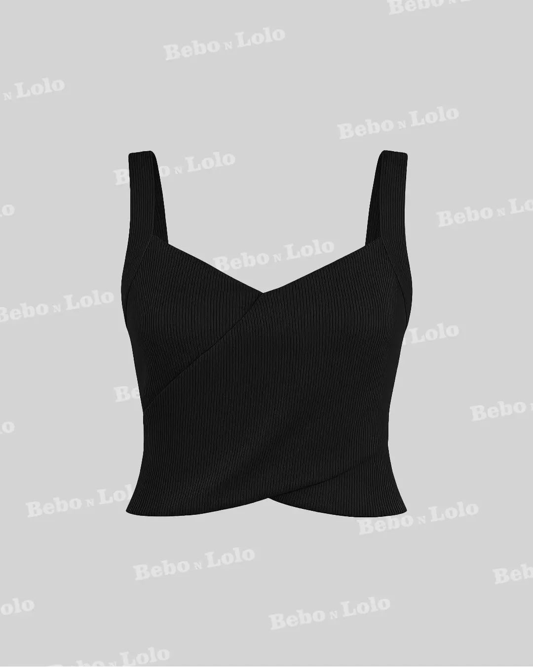 Tank Top with Sweetheart Neck - bebonlolo