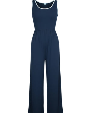 Women Round Neck Jumpsuit