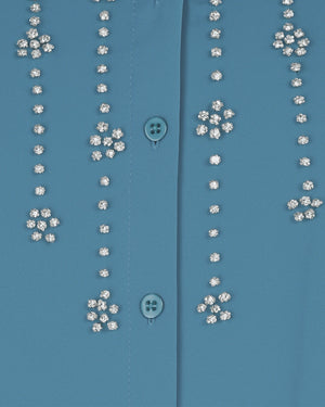 Heavy Crystal Studded Shirt