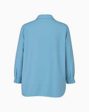 Light blue shirt on a white background