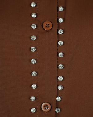 Studded Plus Size Shirt - bebonlolo