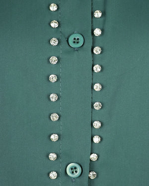 Studded Plus Size Shirt - bebonlolo