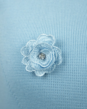 Luxe Waistcoat with Flower & Gold Button