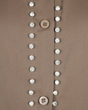 Studded Plus Size Shirt - bebonlolo