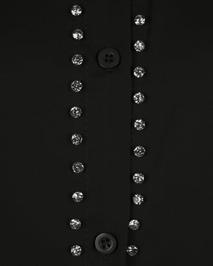 Studded Plus Size Shirt - bebonlolo