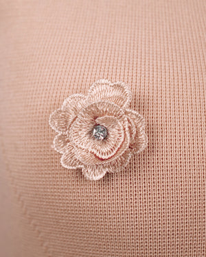 Luxe Waistcoat with Flower & Gold Button