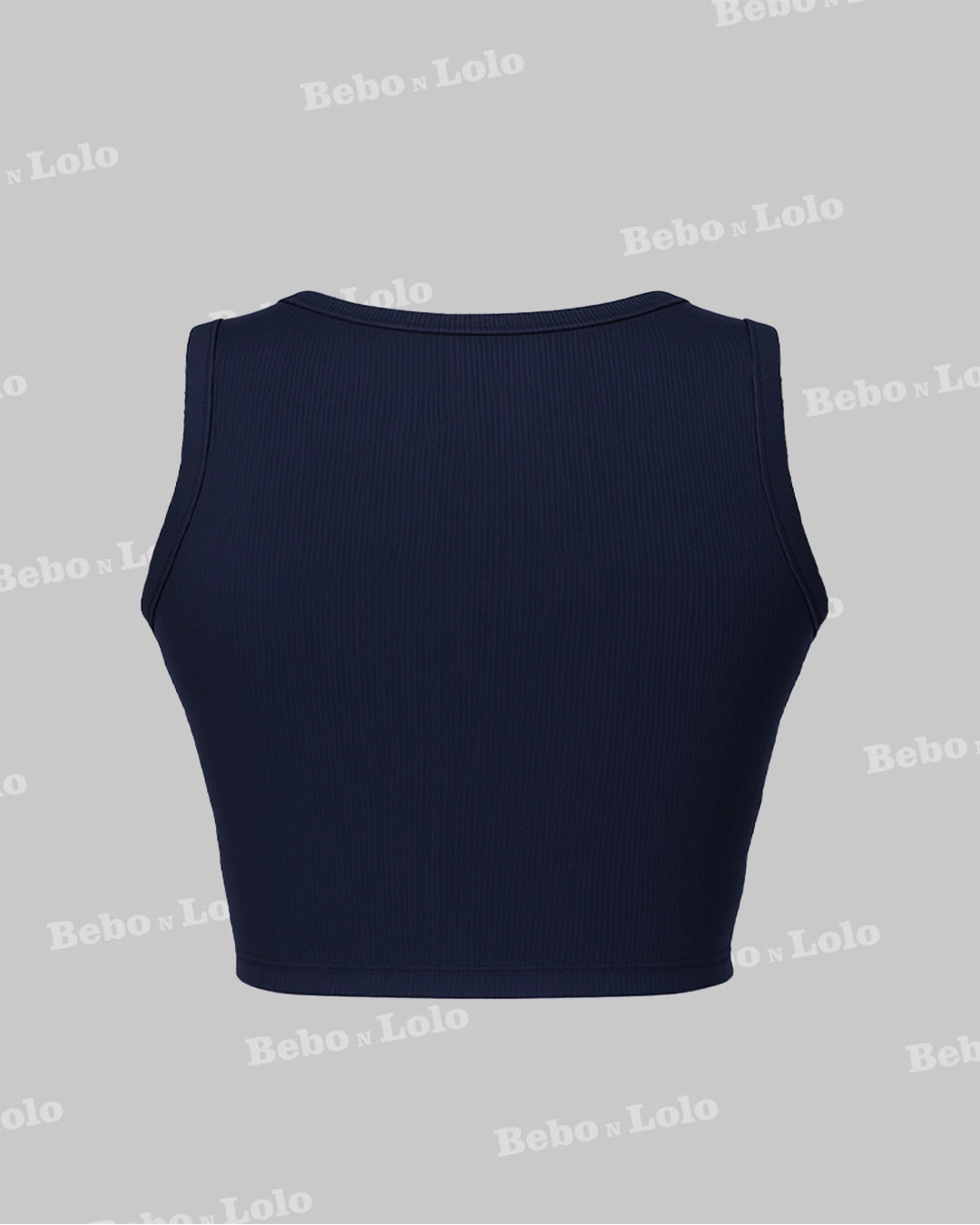 Ribbed vest top - bebonlolo