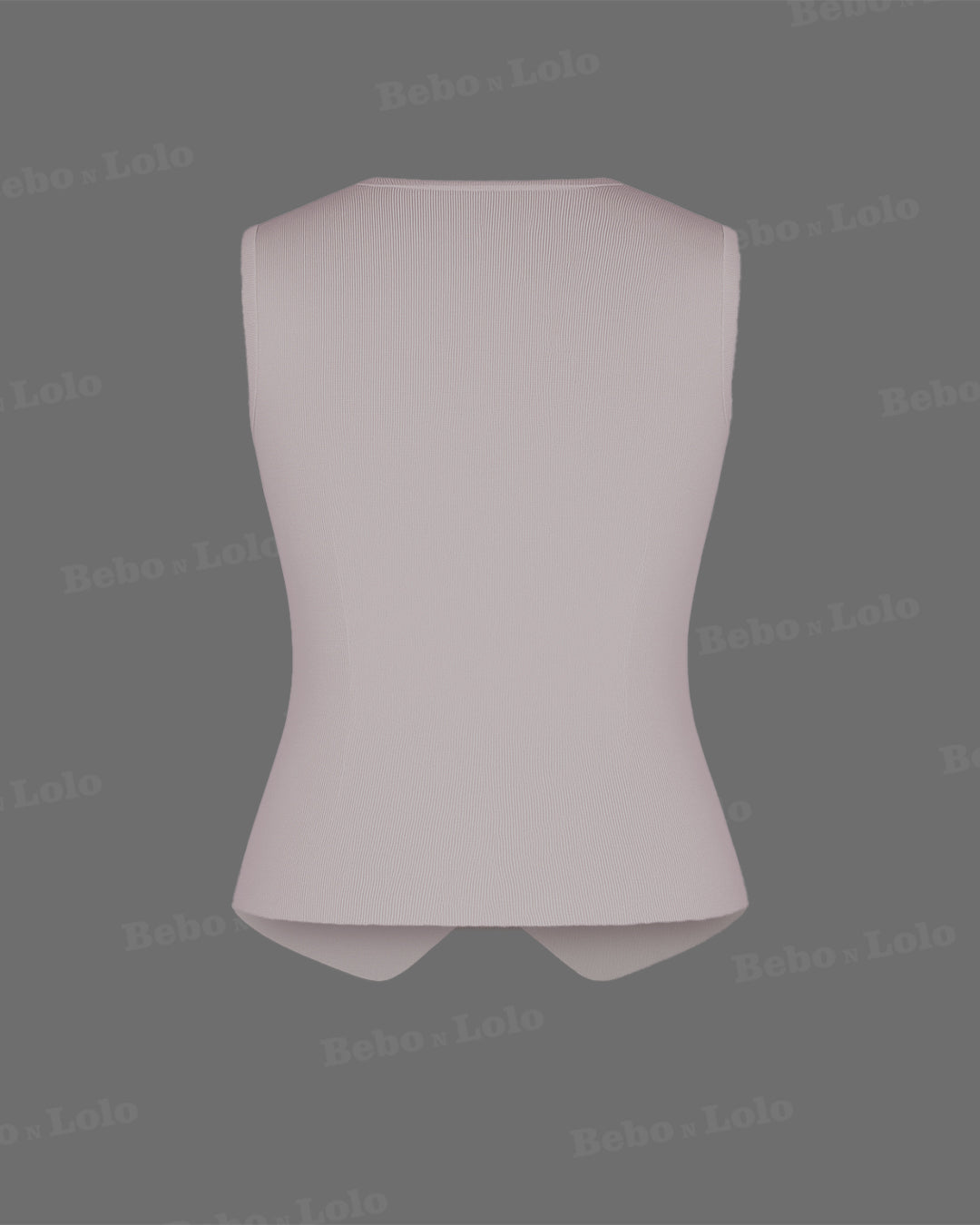 Waistcoat with Bold Button - bebonlolo