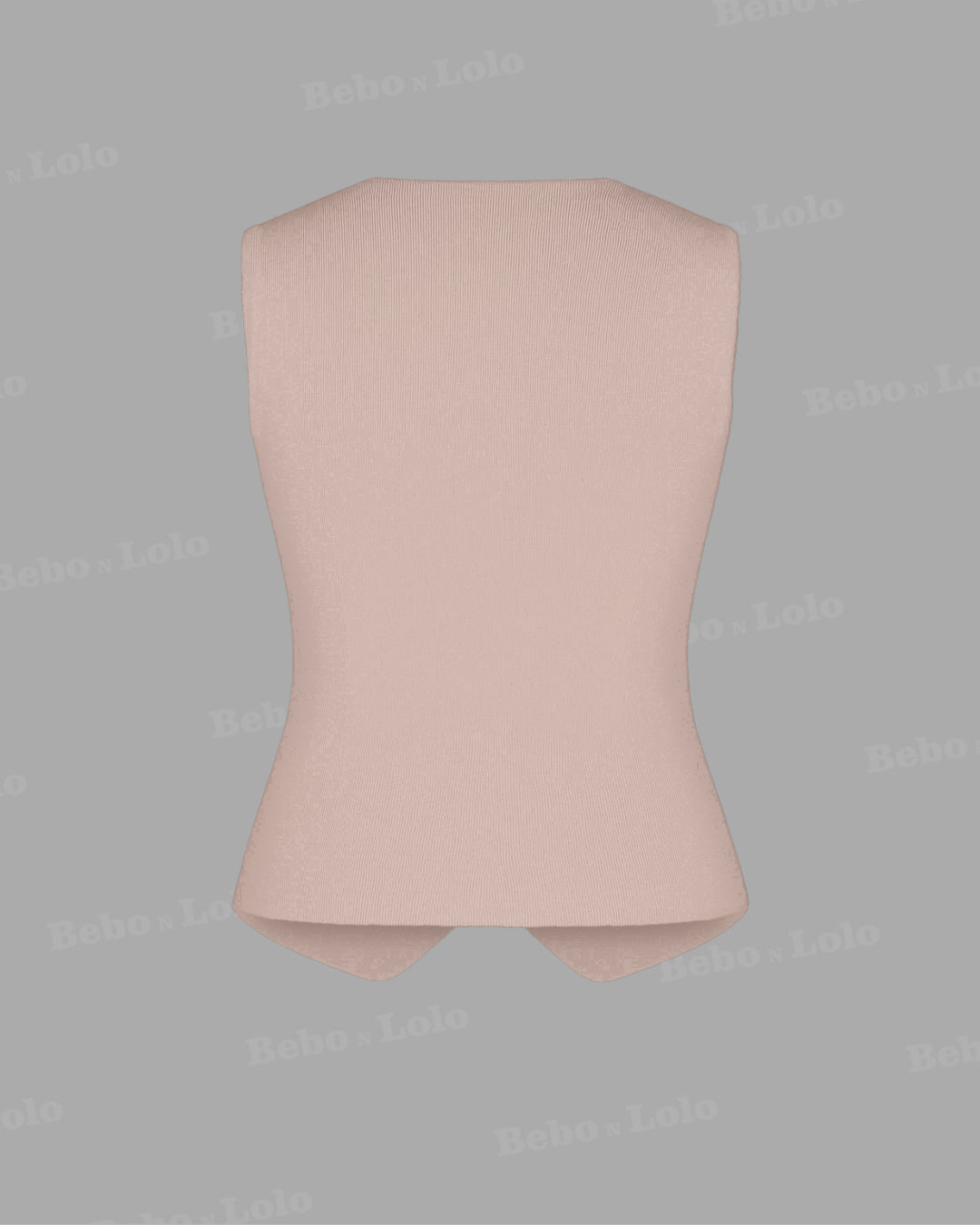Waistcoat with Bold Button - bebonlolo