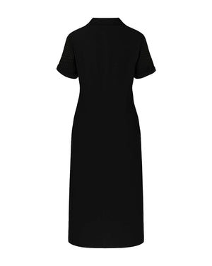 Black dress on a white background