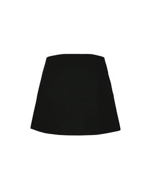 Black lampshade on a white background
