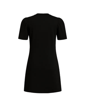 Black dress on a white background