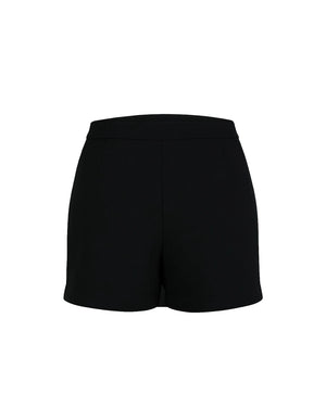 Black shorts on a white background