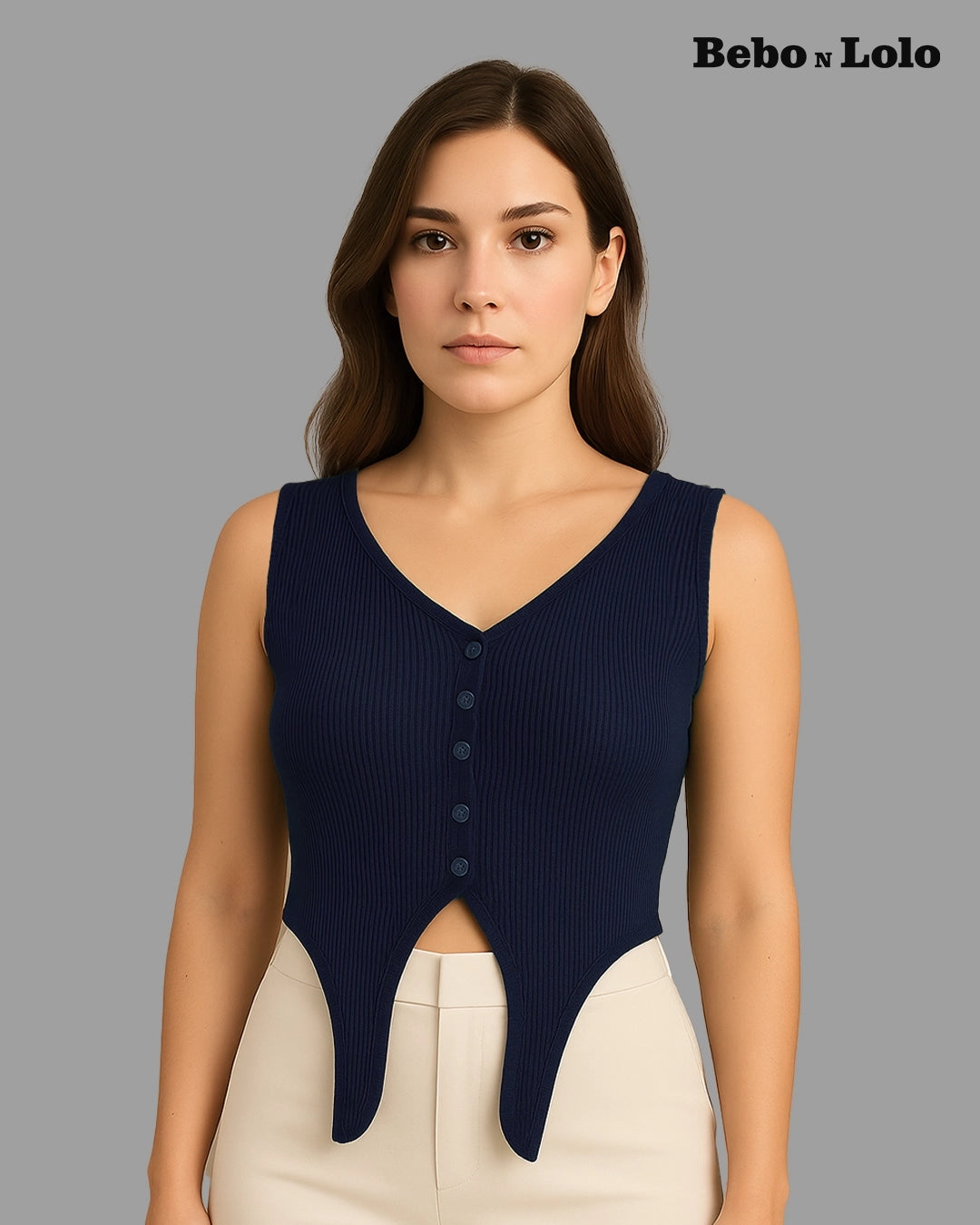 Crop Knot Top - bebonlolo