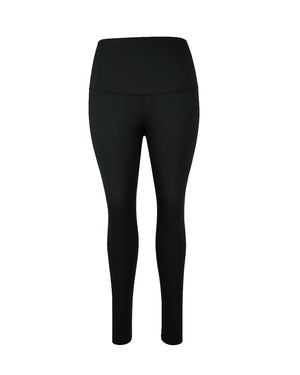 Black leggings on a white background