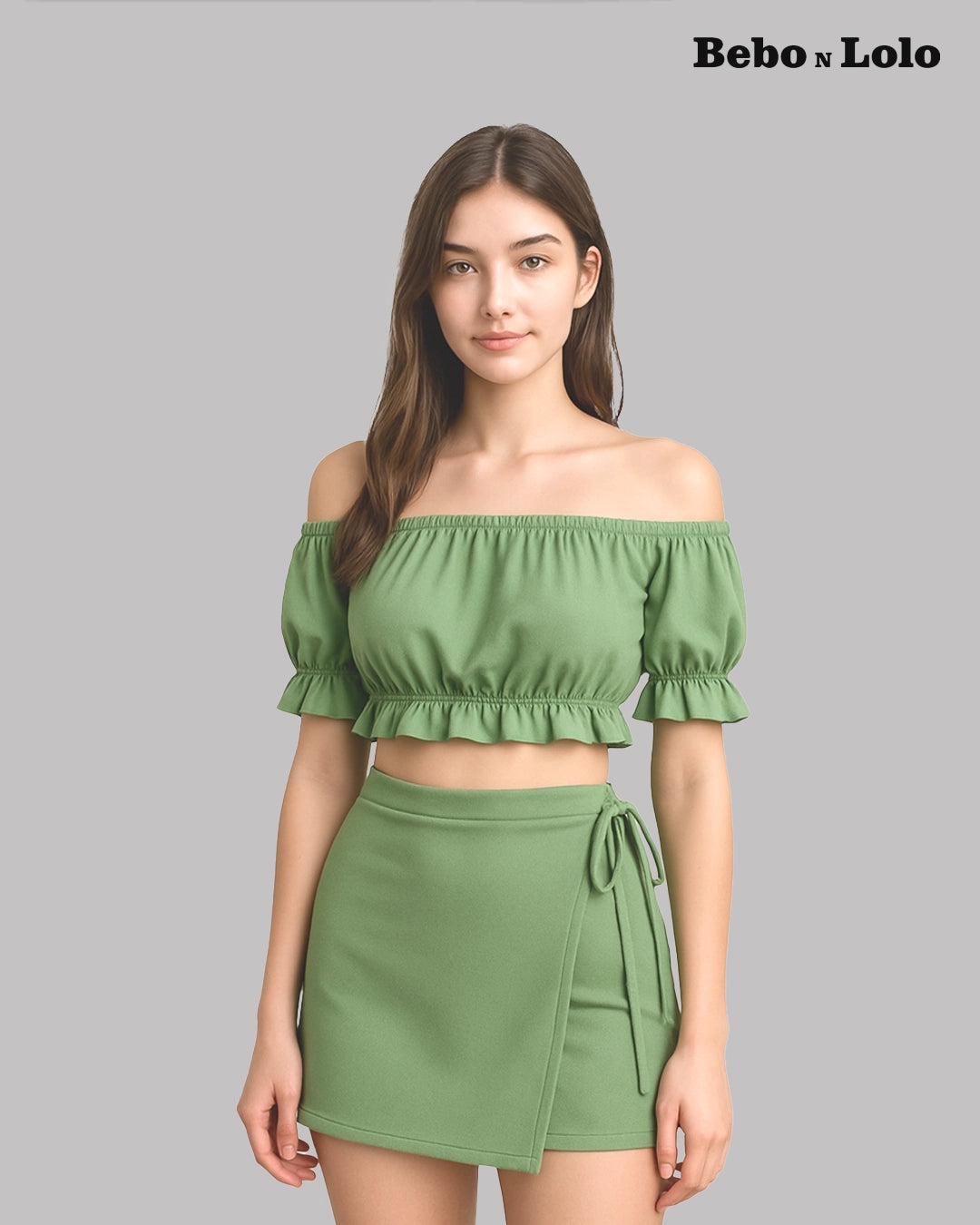 Off Shoulder Co-Ord Set - bebonlolo