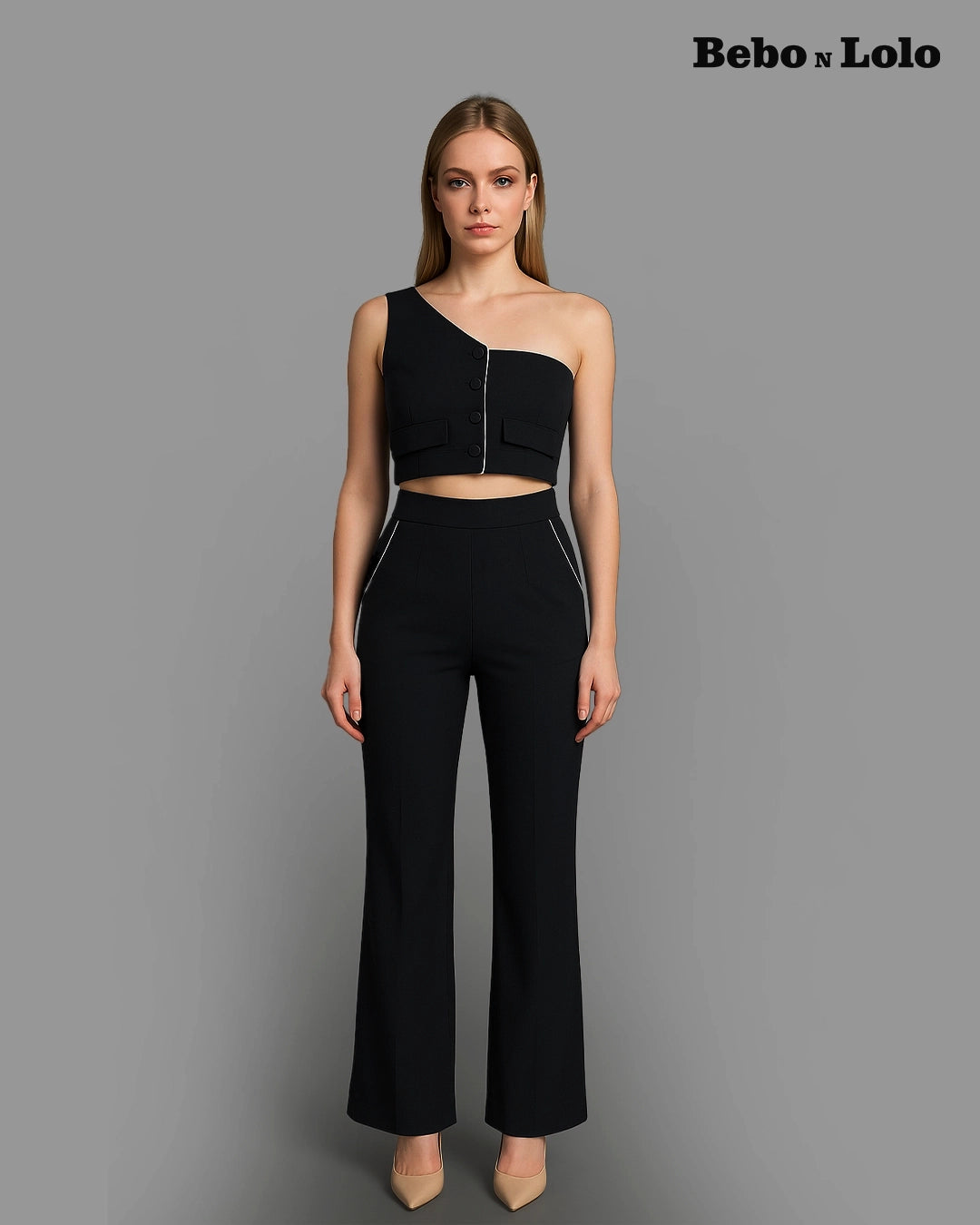 One-Shoulder Co-Ord Set - bebonlolo