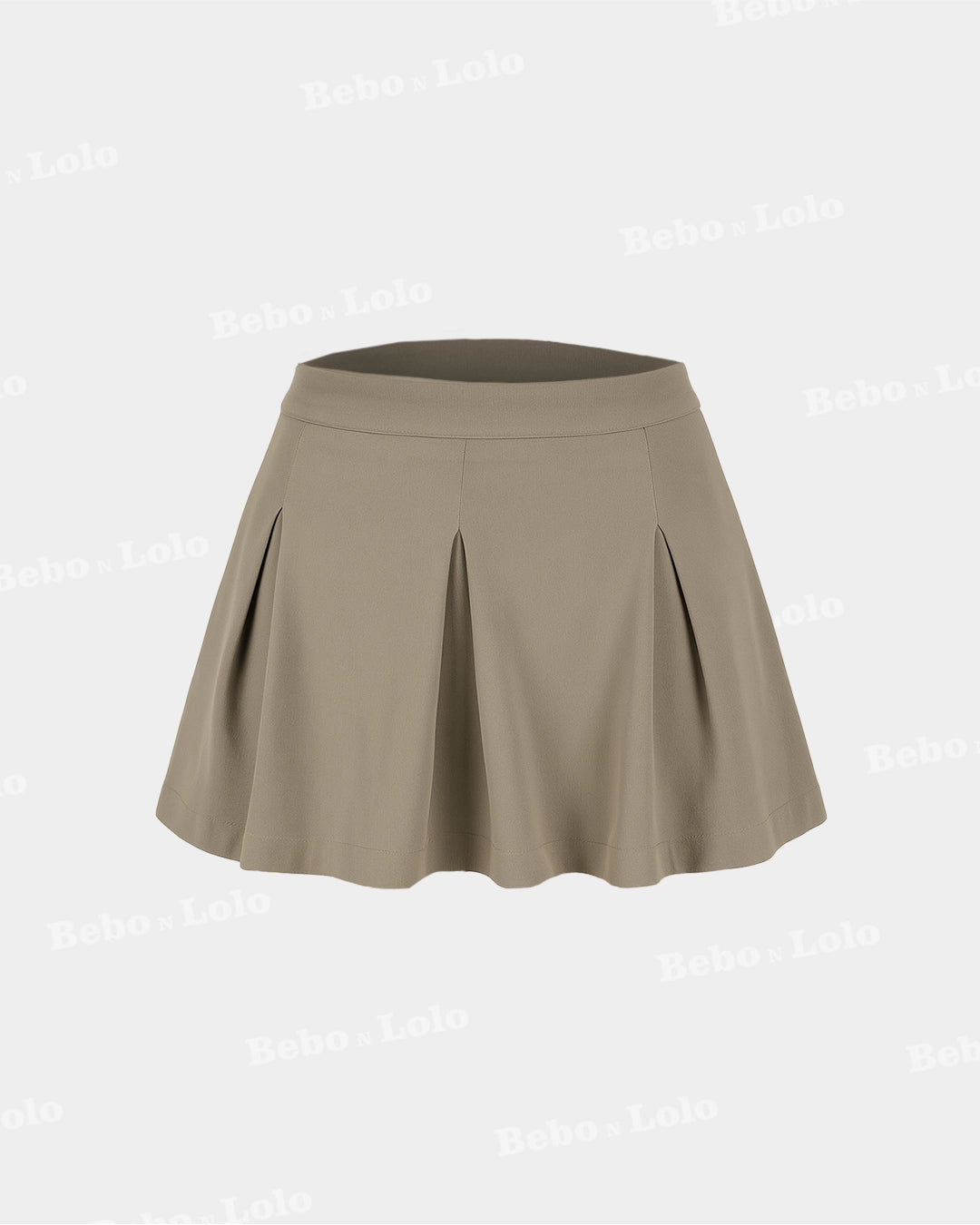 Overfold Waistline Skirt