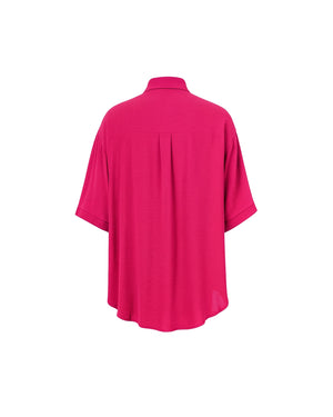 Pink blouse on a white background