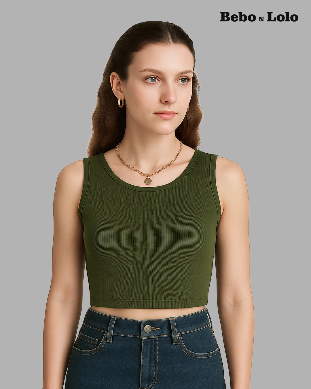 Ribbed vest top