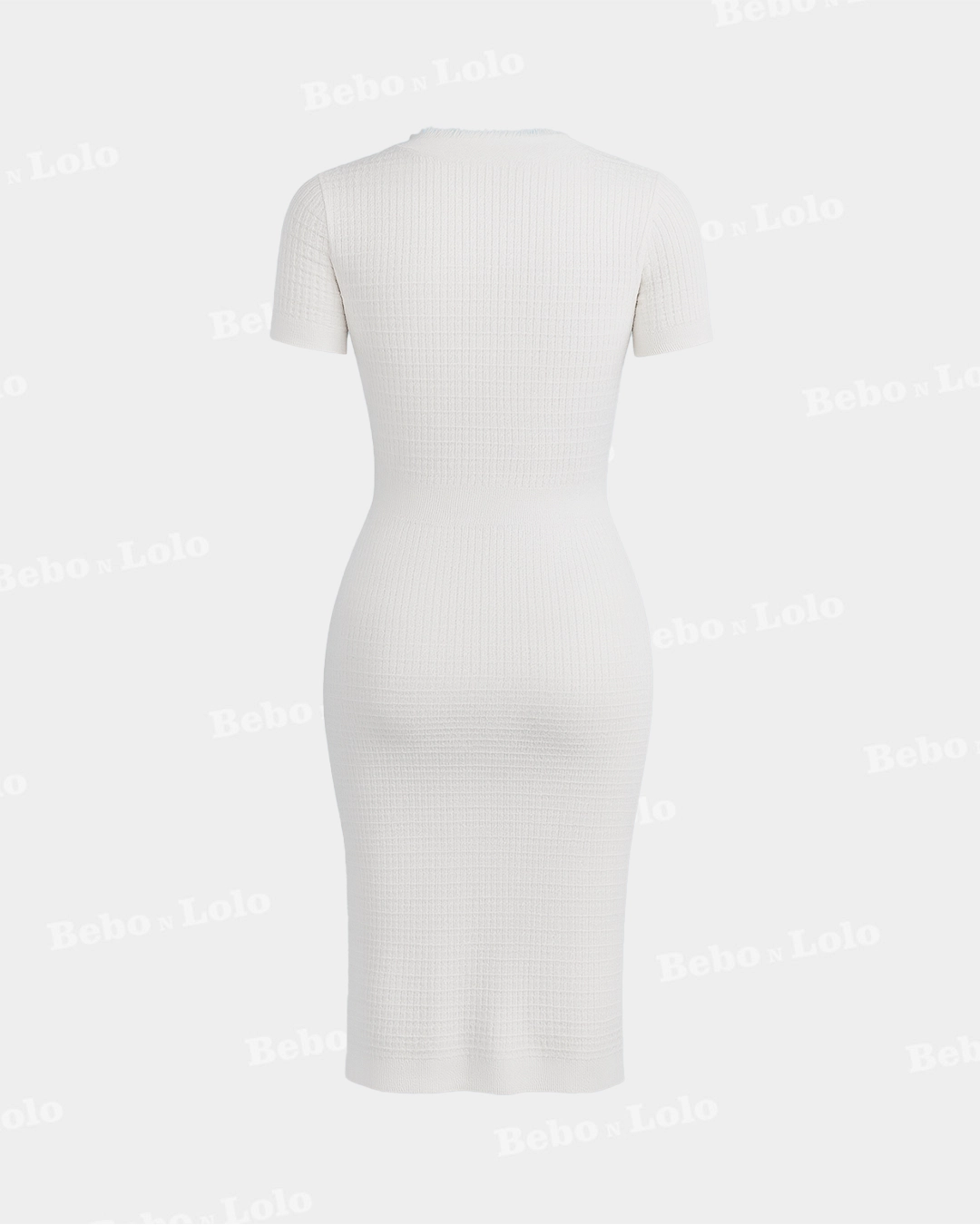 Buttondown Knit Dress