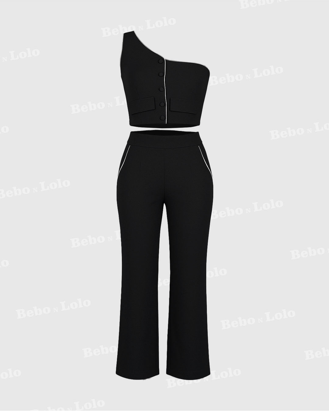 One-Shoulder Co-Ord Set - bebonlolo
