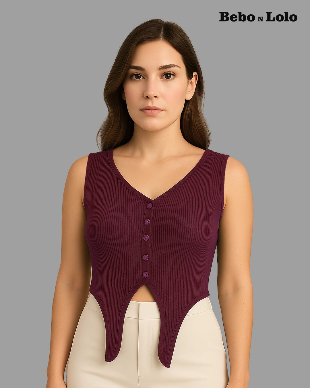 Crop Knot Top - bebonlolo