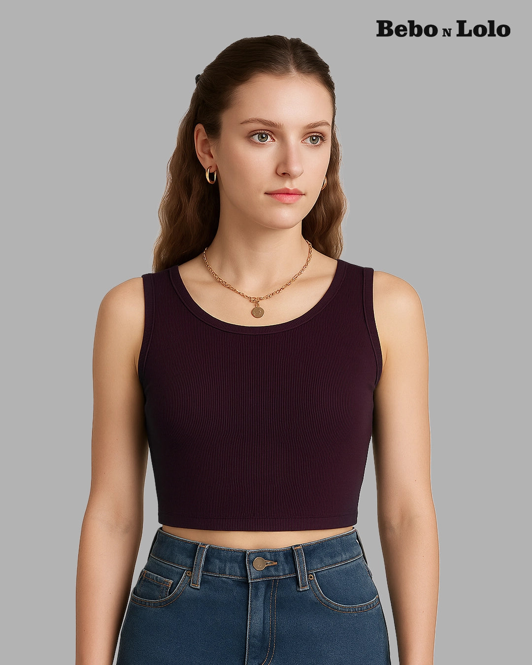 Ribbed vest top