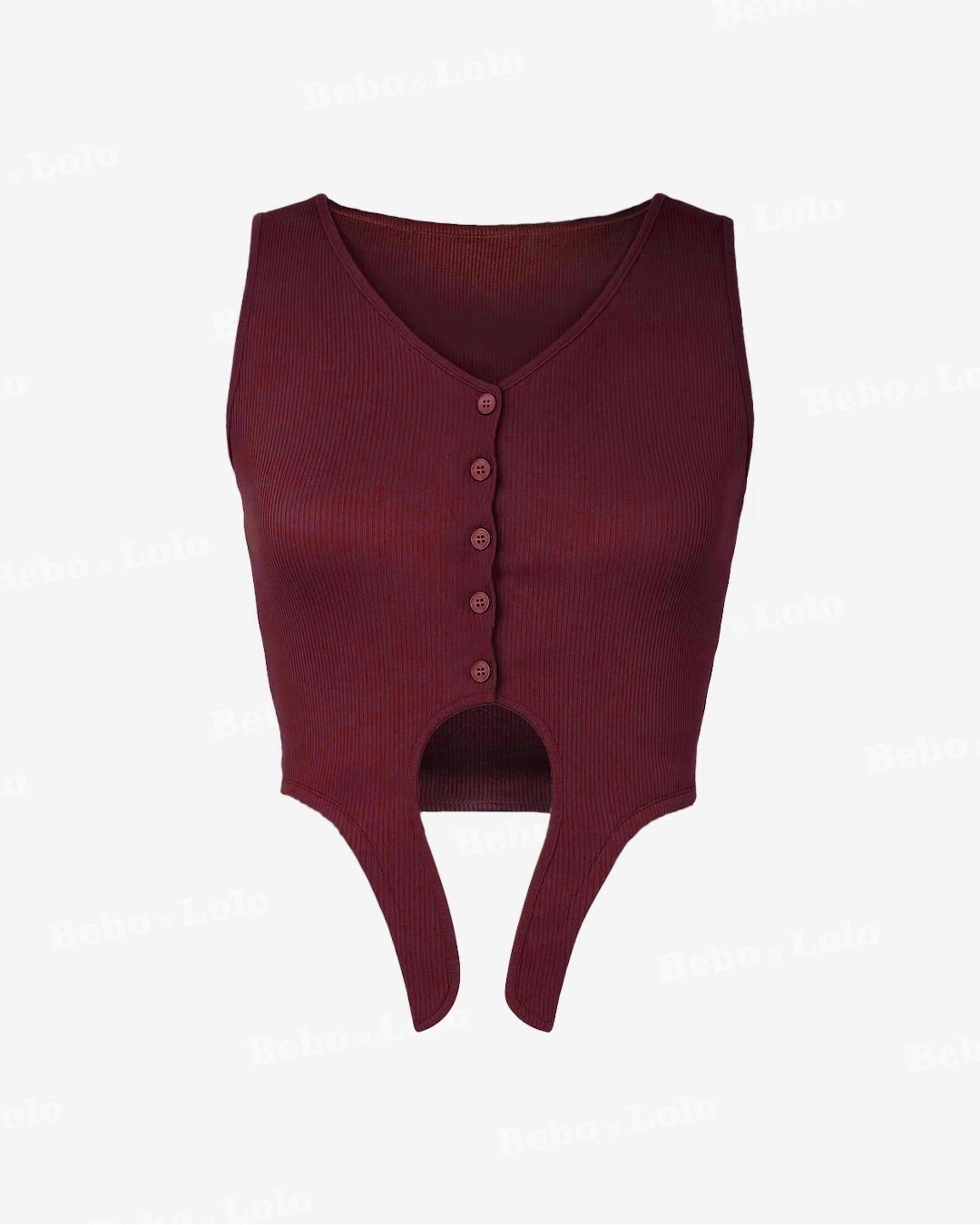 Crop Knot Top - bebonlolo