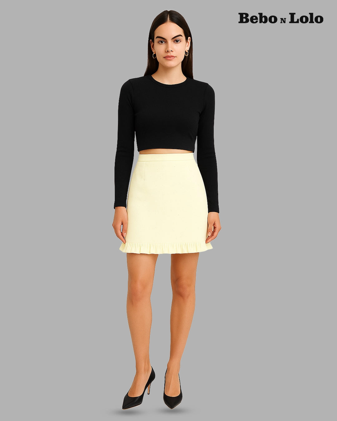 High Waist Mini Skirt