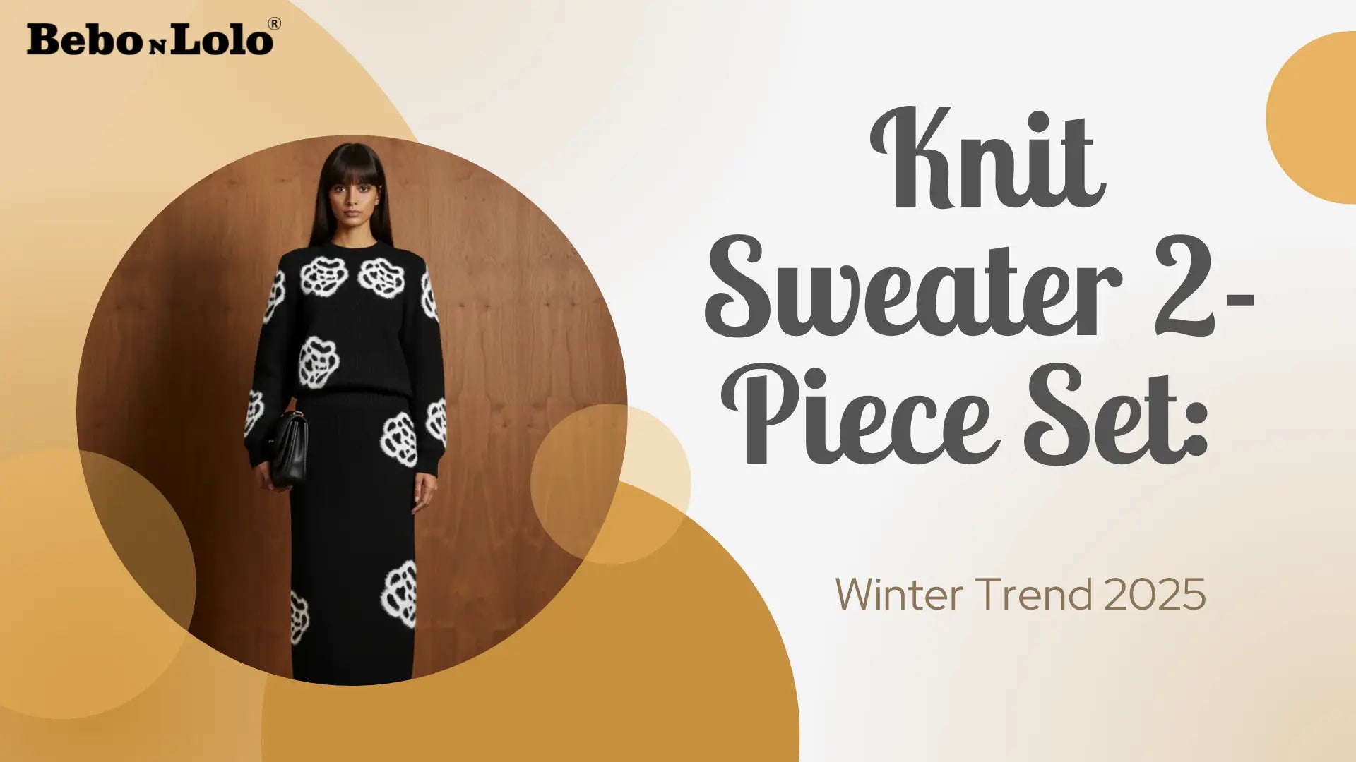 Knit Sweater 2-Piece Set: Winter Trend 2025