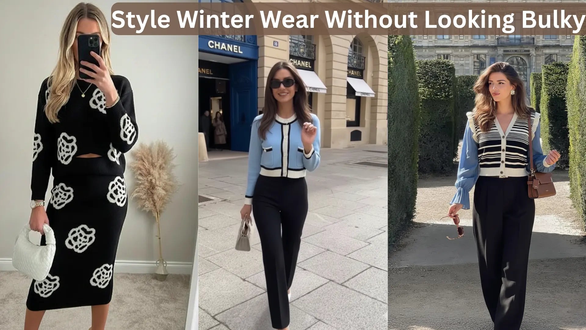 How to Style Winter Wear Without Looking Bulky – Fashion Tips for Women