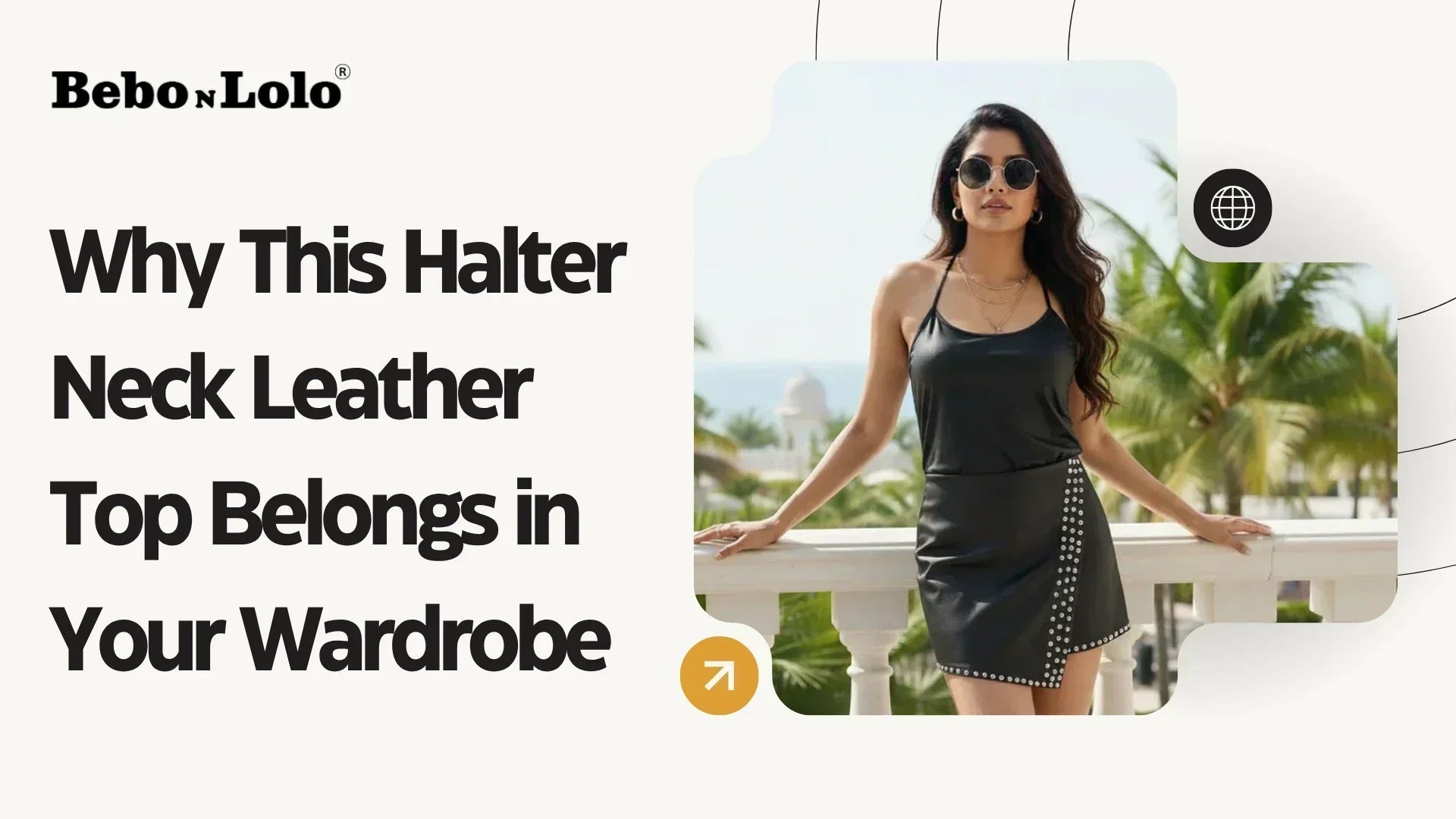 Why This Halter Neck Leather Top Belongs in Your Wardrobe