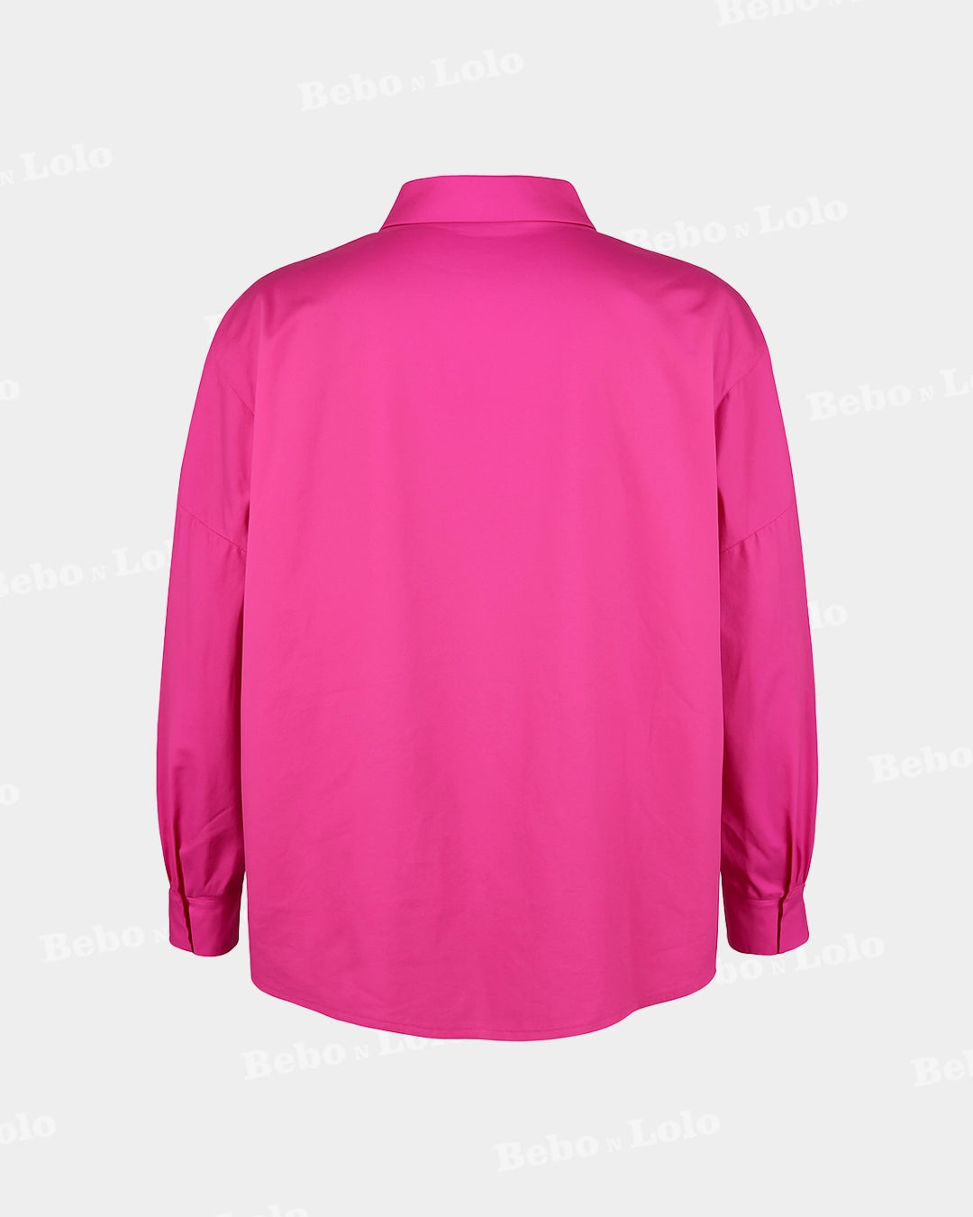 Lettered Button Plus Size Shirt