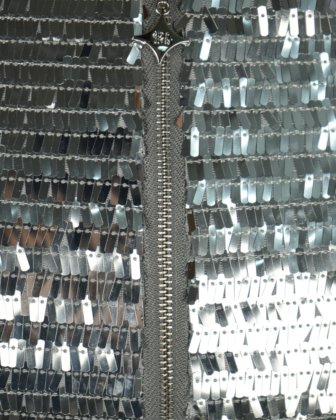 Sheer sequin skirt
