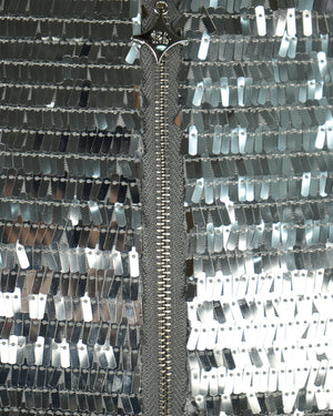 Sheer sequin skirt