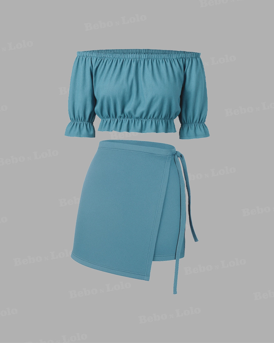 Off Shoulder Co-Ord Set 