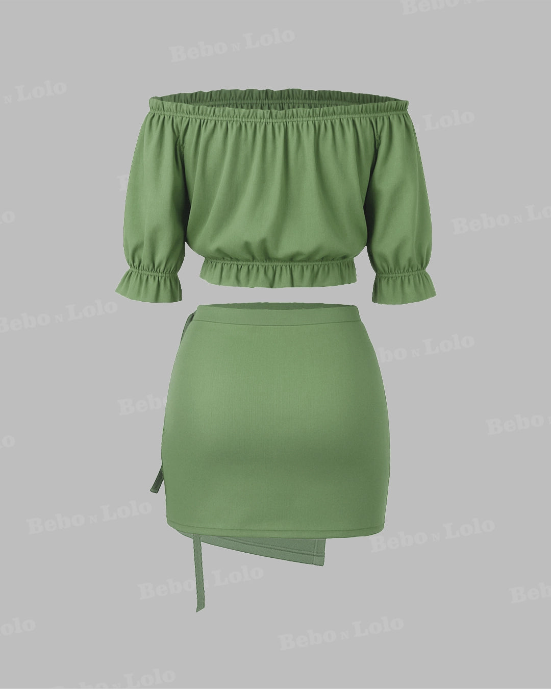 Off Shoulder Co-Ord Set 