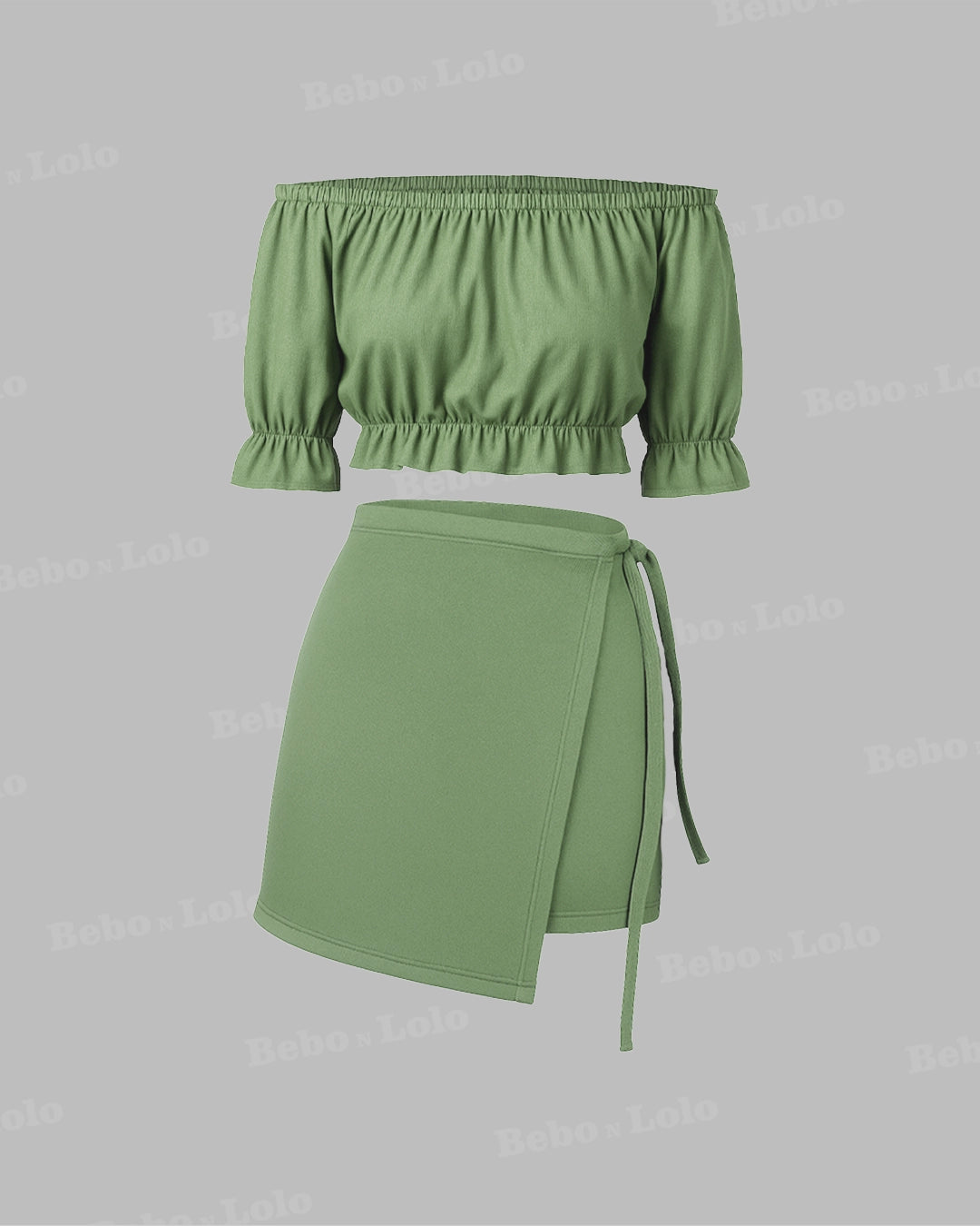 Off Shoulder Co-Ord Set 