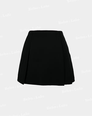 Wrap mini skirt