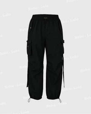 High Rise Cargo Pants